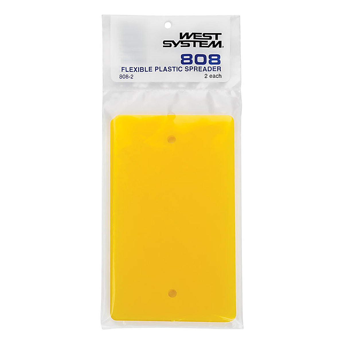 West System - 808-2 - 3.5 In. W X 6 In. L Yellow Plastic Smoother/Spreader