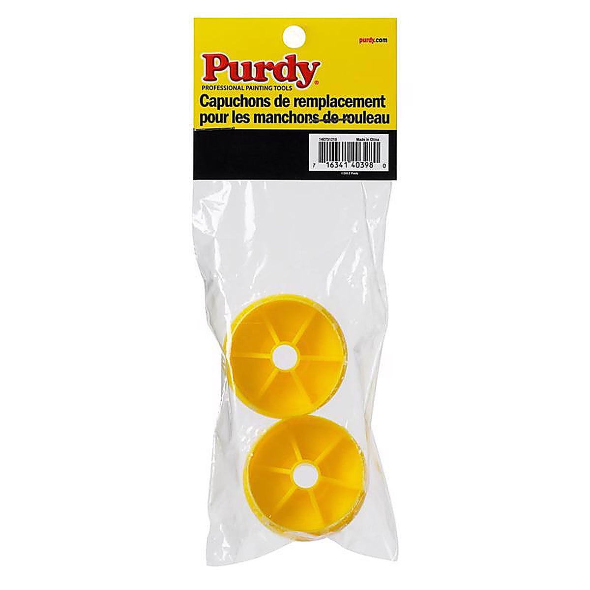 Purdy - 140751218 - 12 In. W Regular Paint Roller End Cap Threaded End