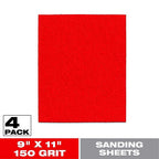 Diablo DCS911150S04G 9 in. L X 11 in. W 150 Grit Aluminum Oxide Sanding Sheet 4 pk