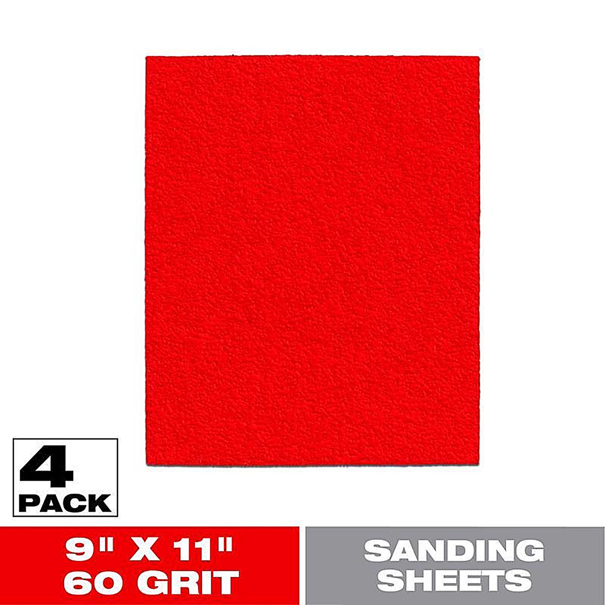 Diablo DCS911060S04G 9 in. L X 11 in. W 60 Grit Aluminum Oxide Sanding Sheet 4 pk