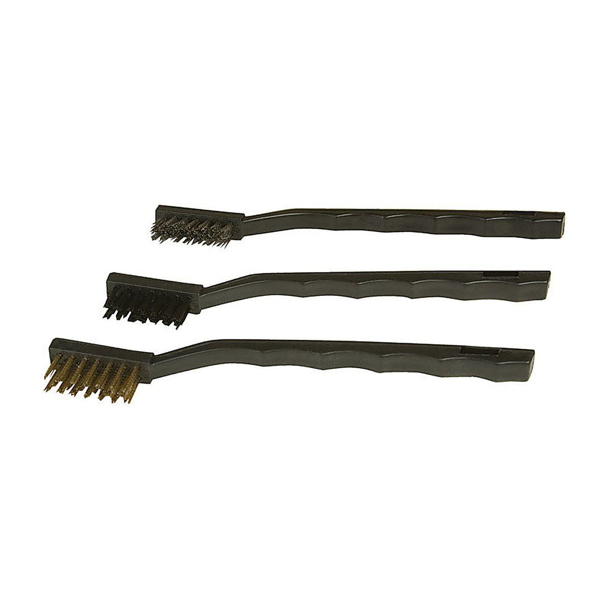 Performance Tool - 20140 - 6.7 In. Stiff Detail Brush Set 3 Pack