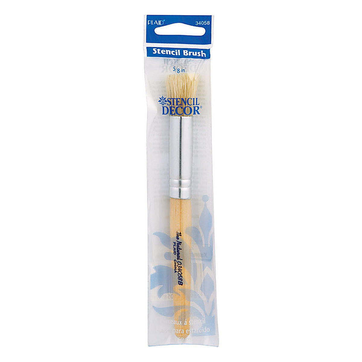 Plaid 34058 Stencil Decor 5/8 in. W Round Stencil Paint Brush