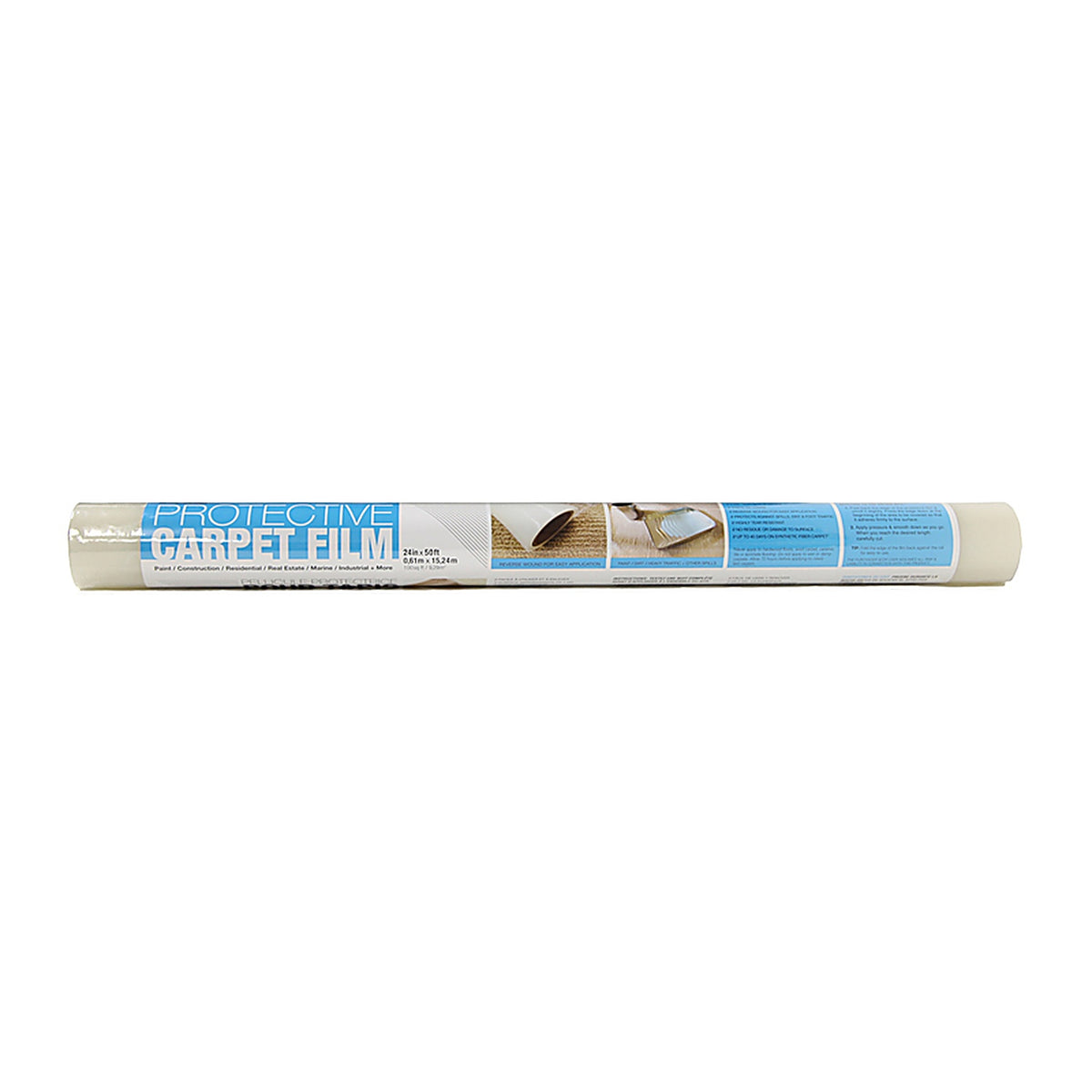 Trimaco - 62450.6 - Easy Mask Masking Film 2 Mil X 2 Ft. W X 50 Ft. L Plastic Clear 1 Pack