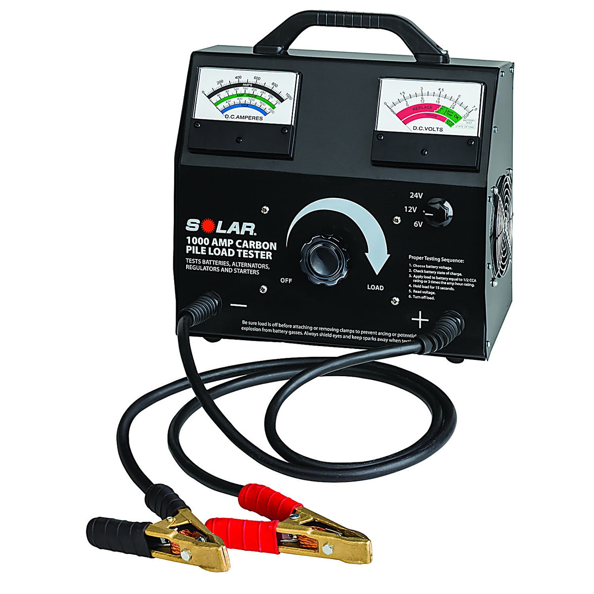 Solar 1876 1000 Amp Variable Load Carbon Pile Tester
