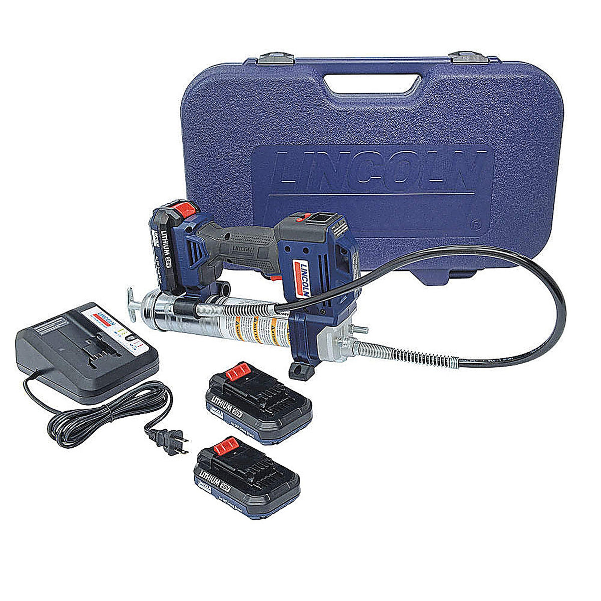Lincoln 1884 PowerLuber Dual Battery 20-Volt Lithium-Ion Grease Gun