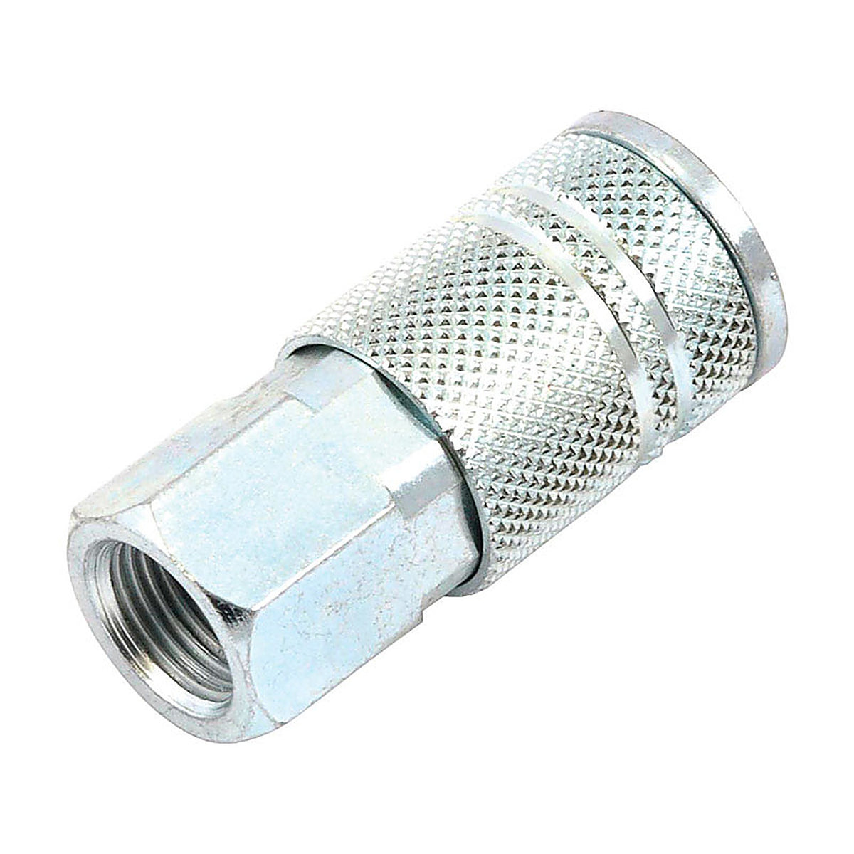 Forney 75321 Steel Air Coupler 3/8 in. Female 1 X 3/8 in. 2 1 pc