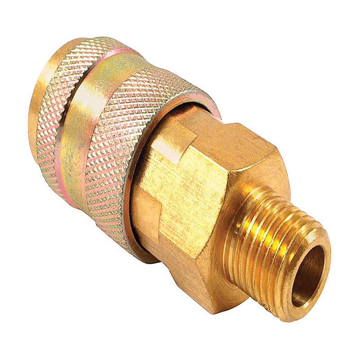 Forney - 75526 - Brass Universal Coupler 1/4 In. Female X 1/4 In. Male 1 Piece