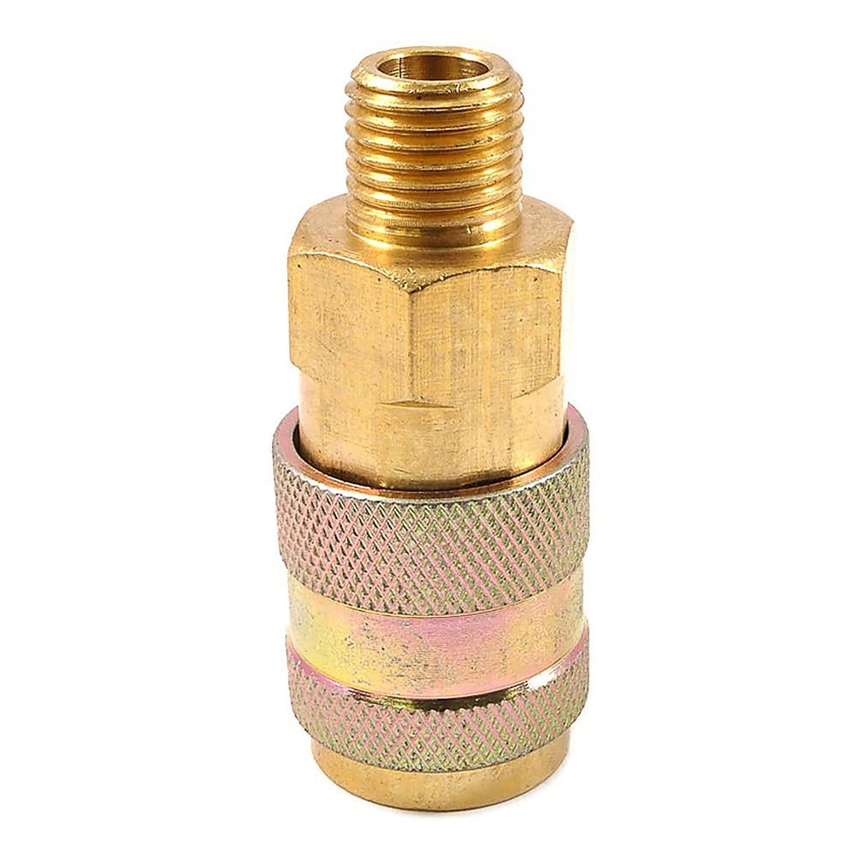 Forney - 75526 - Brass Universal Coupler 1/4 In. Female X 1/4 In. Male 1 Piece