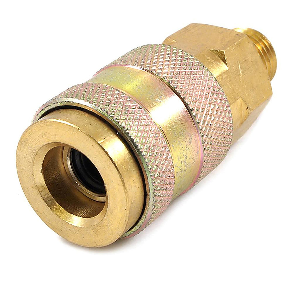 Forney - 75526 - Brass Universal Coupler 1/4 In. Female X 1/4 In. Male 1 Piece