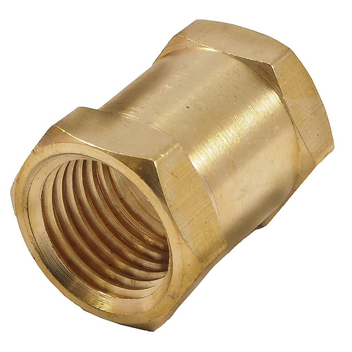 Forney 75532 Brass Coupler 1/4 in. Female 1 X 1/4 in. 2 Female 1 pc