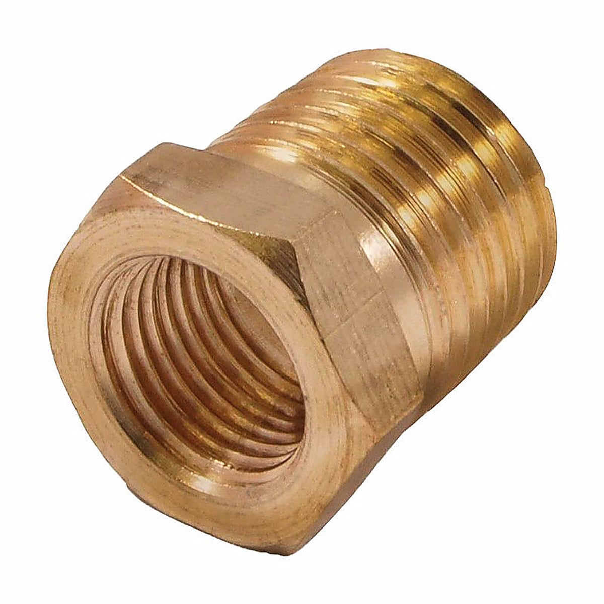 Forney 75534 Brass Bushing 1/8 in. Female 1 X 1/4 in. 2 Male 1 pc