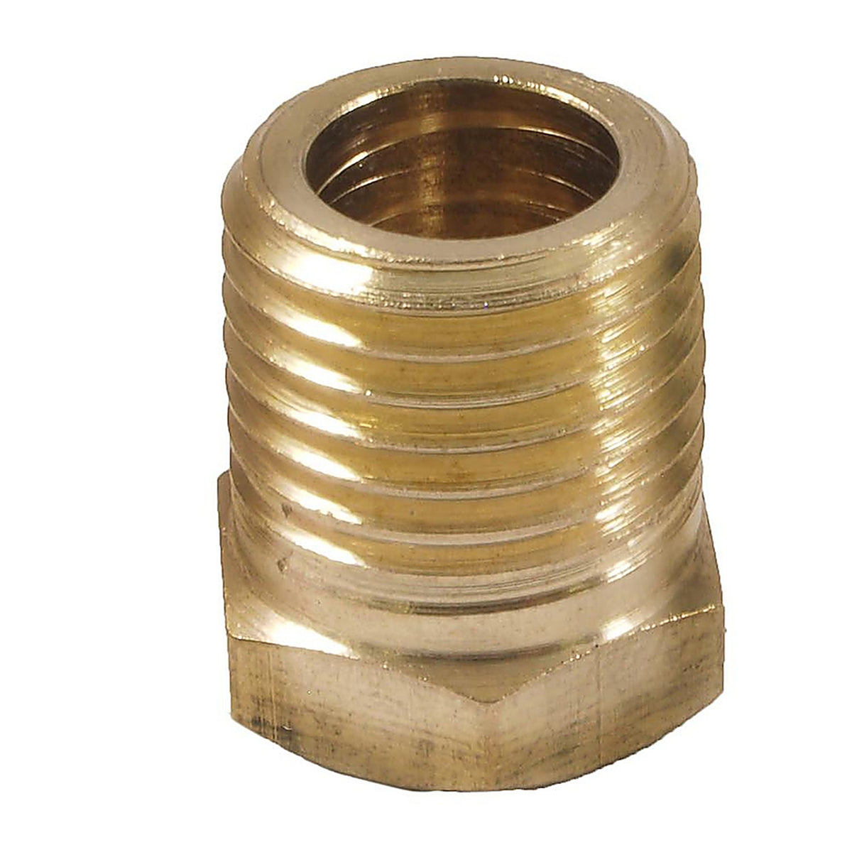 Forney 75534 Brass Bushing 1/8 in. Female 1 X 1/4 in. 2 Male 1 pc