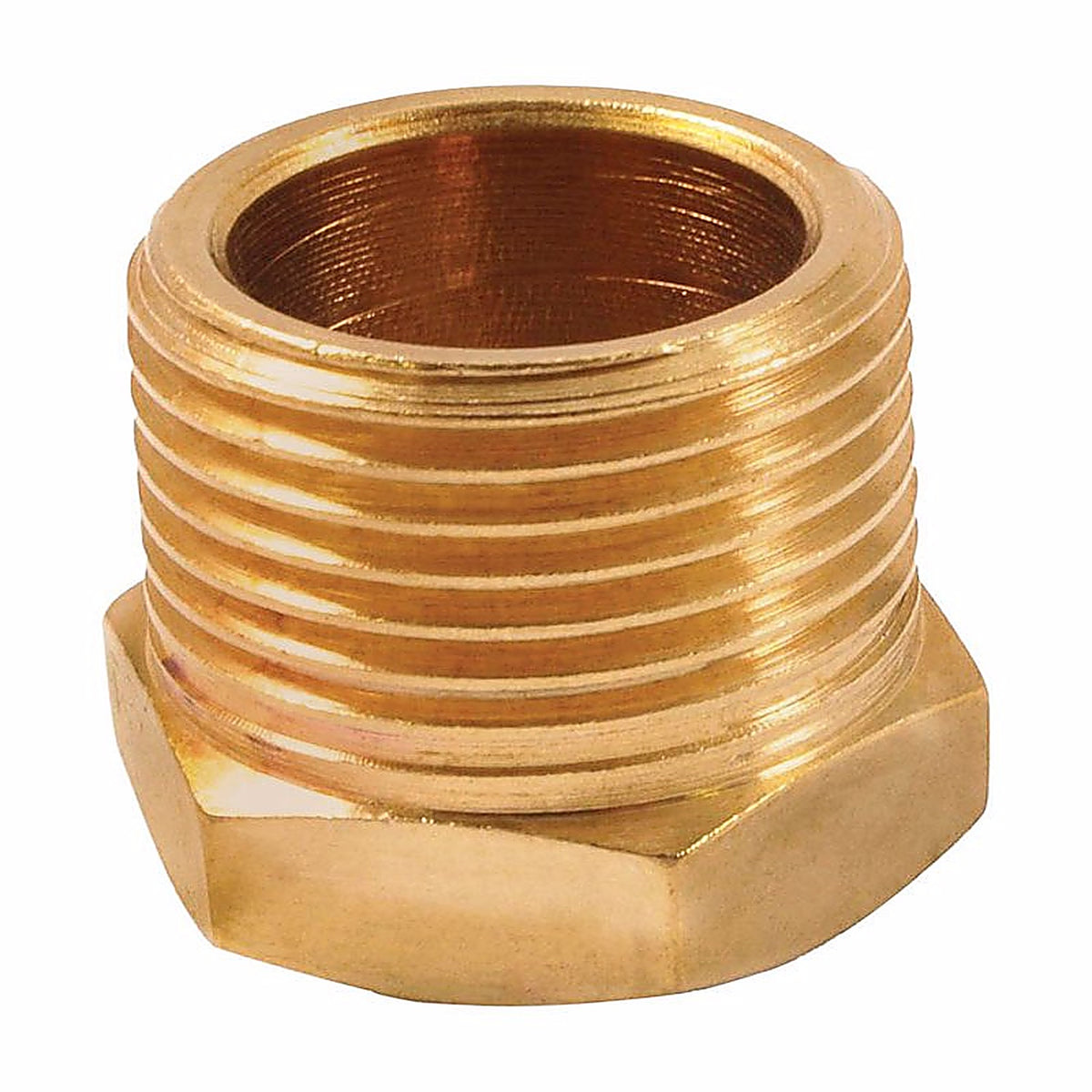 Forney 75536 Brass Bushing 3/8 in. Female 1 X 1/2 in. 2 Male 1 pc