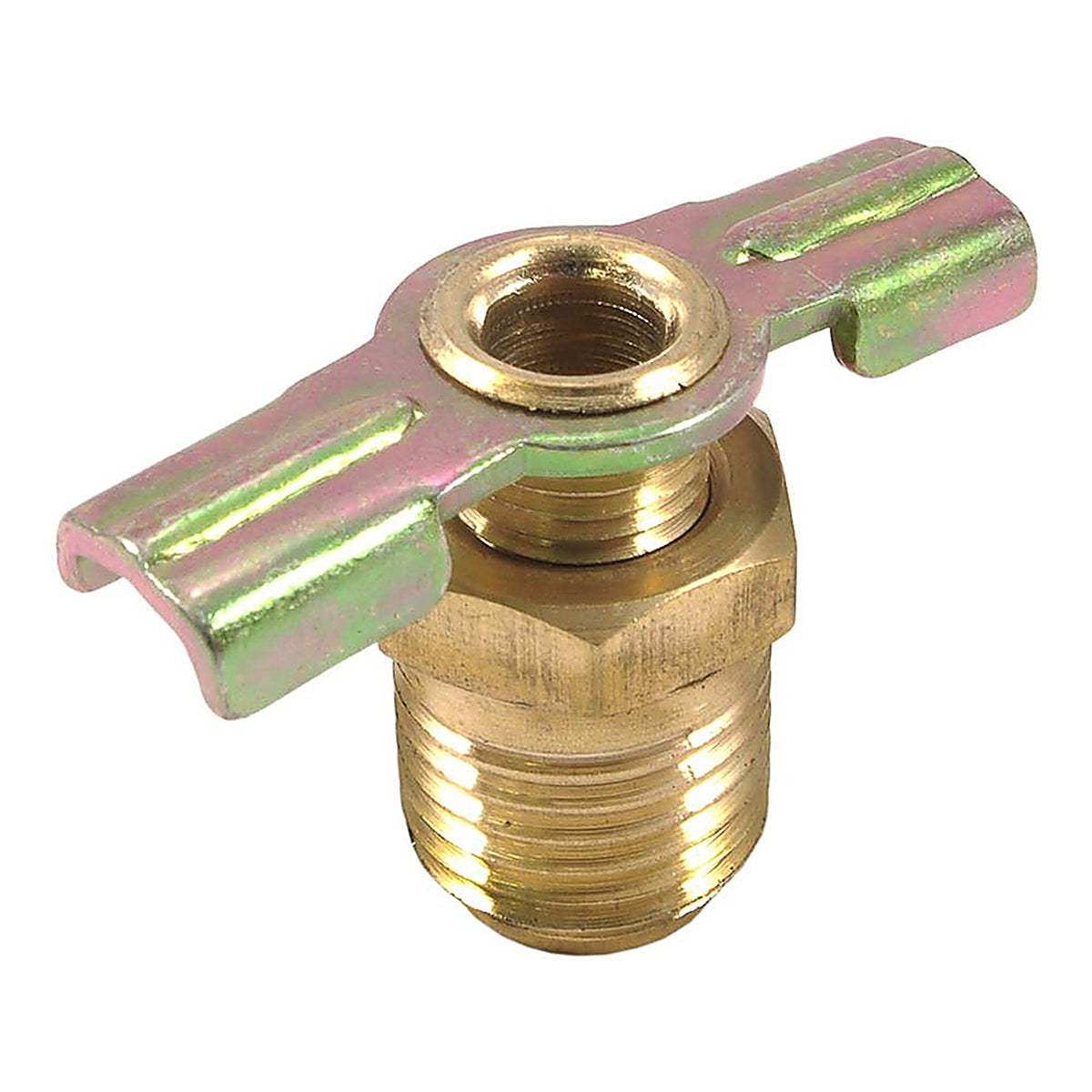 Forney 75367 Brass Drain Cock 1/4 in. Male 1 1 pc