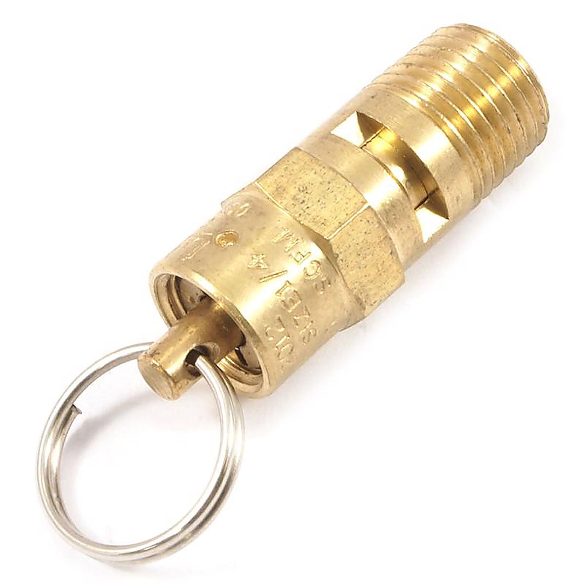 Forney - 75551 - Brass Safety Valve 1/4 In. Male 1 Piece