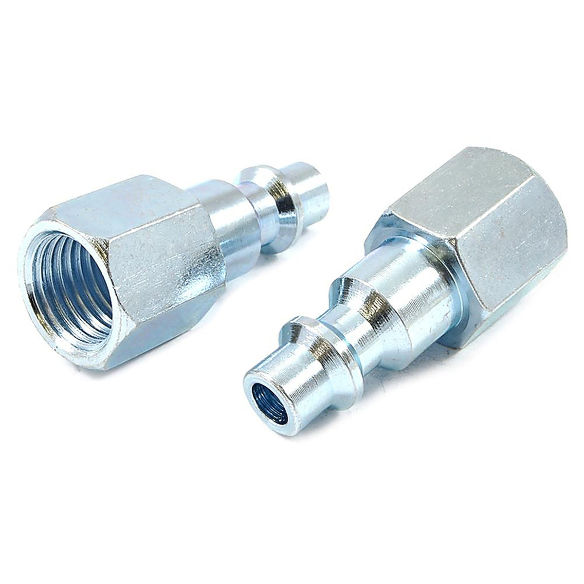Forney 75602 Steel Plug 1/4 in. Female 1 X 1/4 in. 2 2 pc