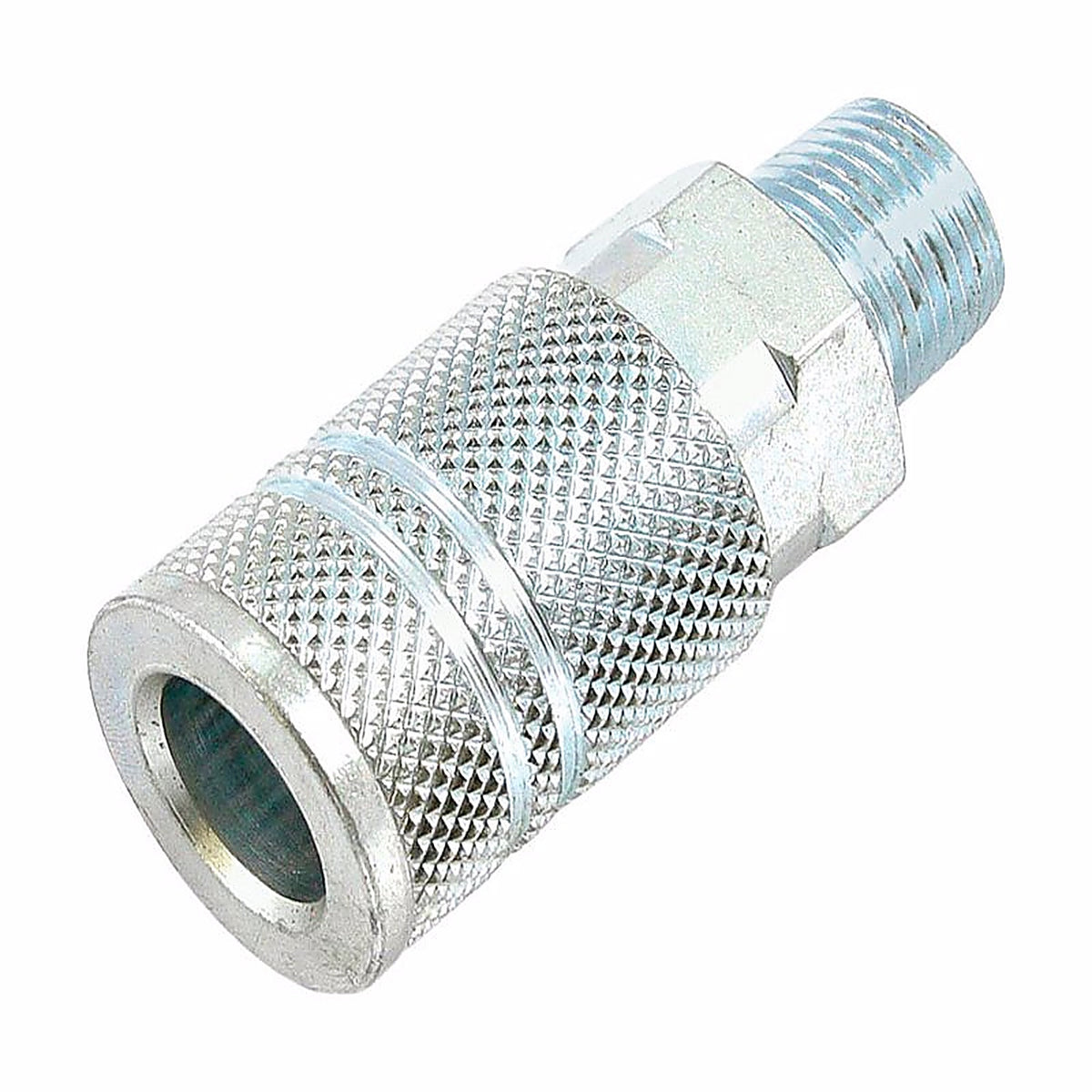 Forney 75483 Steel Coupler 3/8 in. Female 1 X 3/8 in. 2 Male 1 pc