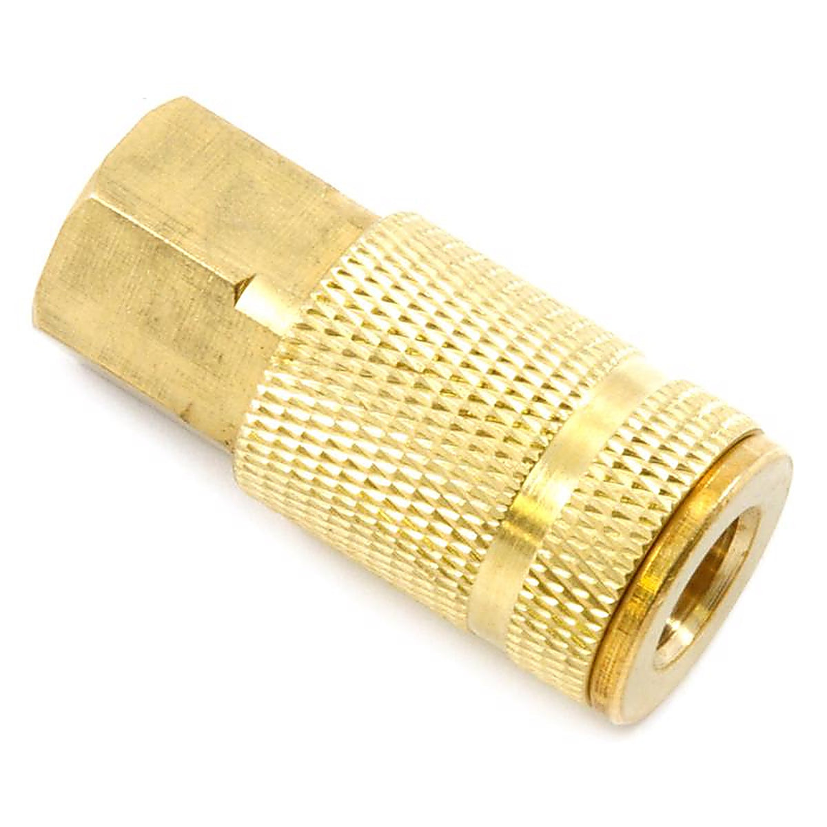 Forney 75522 Brass/Steel Air Coupler and Plug Set 1/4 in. 1/4 in. 2 2 pc
