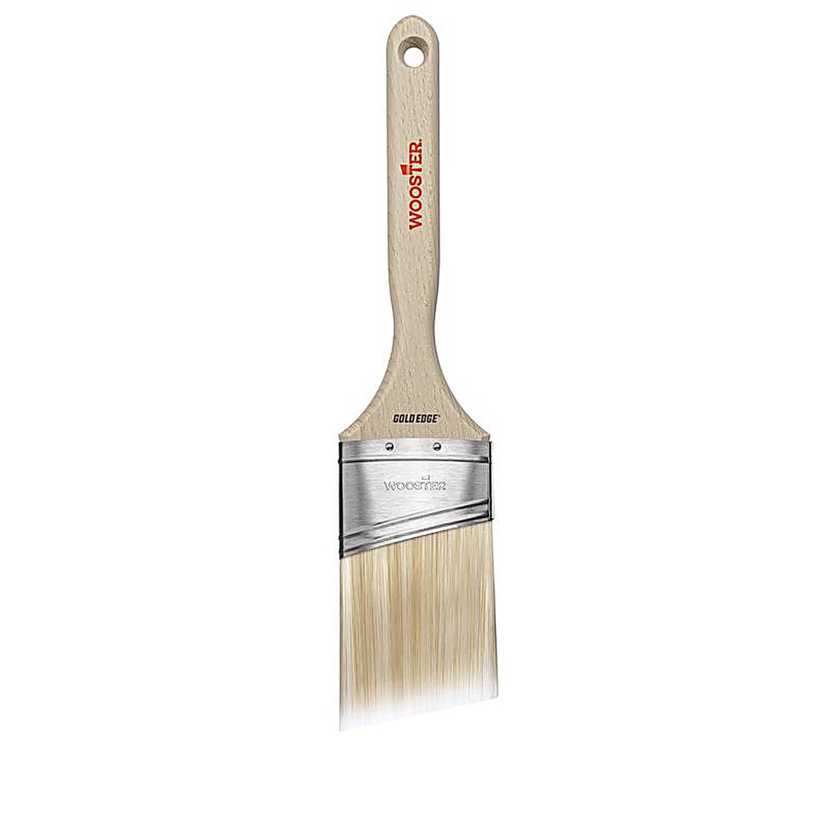 Wooster - 5236-2 1/2 - Gold Edge 2-1/2 In. Firm Semi-Oval Angle Paint Brush