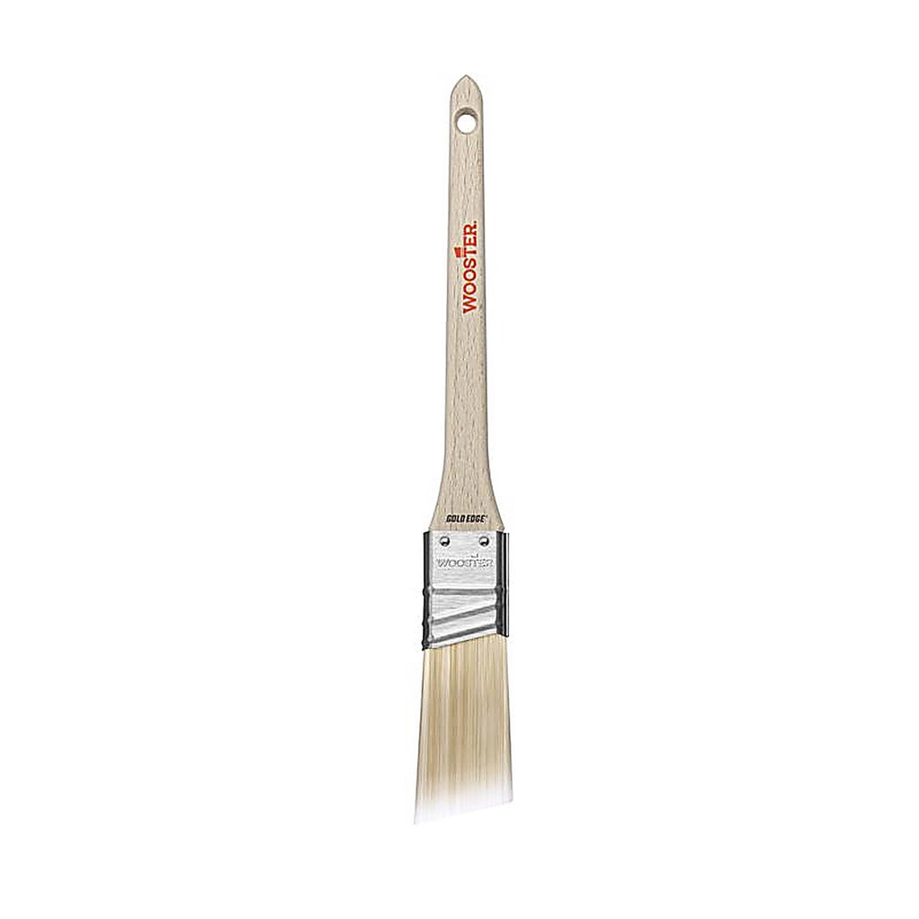 Wooster - 5234-1 - Gold Edge 1 In. Firm Thin Angle Paint Brush