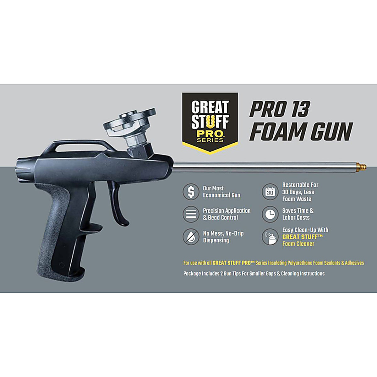 Great Stuff - 230408 - Pro Series Lightweight Metal Expanding Foam Foam Gun
