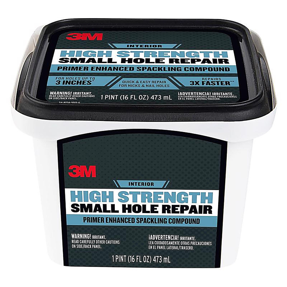 3M PPP-16-BB Patch Plus Primer Ready to Use White Spackling Compound and Primer in One 16 oz.