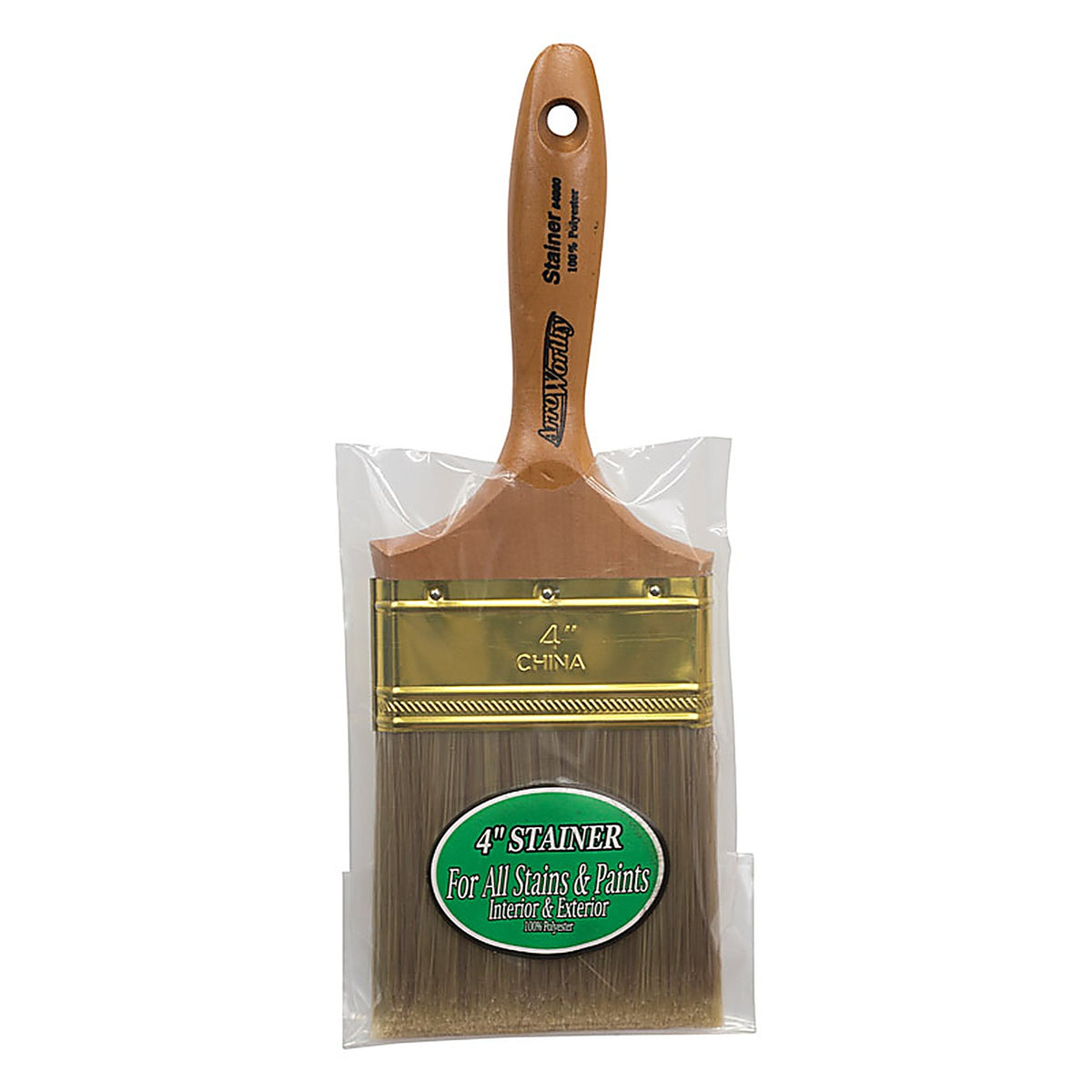 ArroWorthy - 4090 0400 - Stainer 4 In. Flat Paint Brush