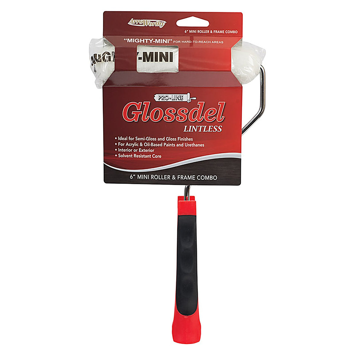 ArroWorthy - 611B-GL3C 0600 - Proline 6 In. W Mini Paint Roller Frame Threaded End