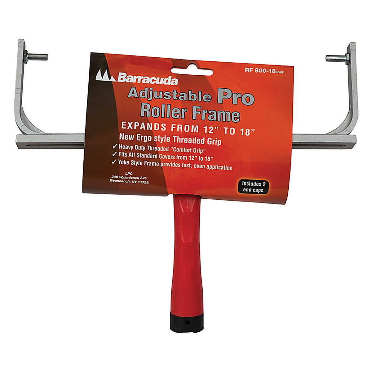 Arroworthy RF800-18 Barracuda Adjustable Paint Roller Frame Threaded End