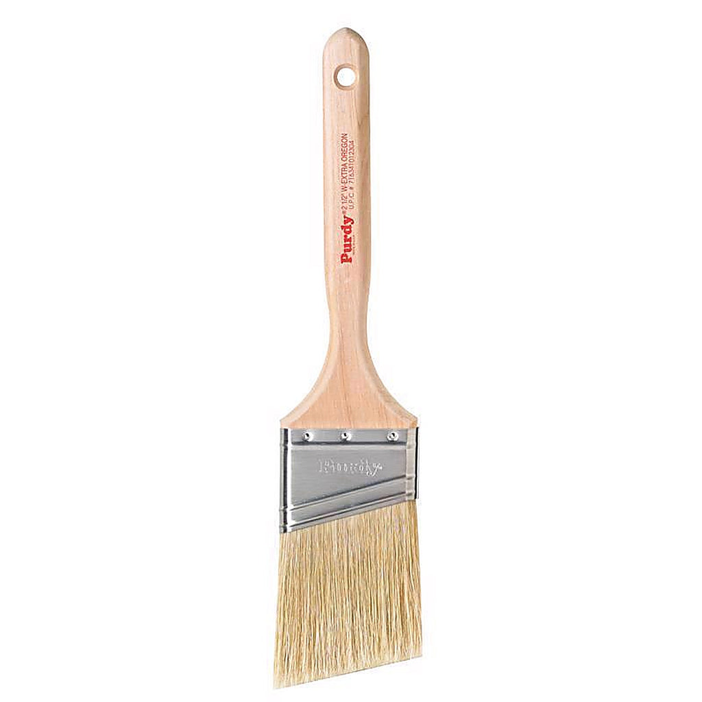 Purdy - 145116425 - White Bristle Extra Oregon 2-1/2 In. Soft Angle Trim Paint Brush