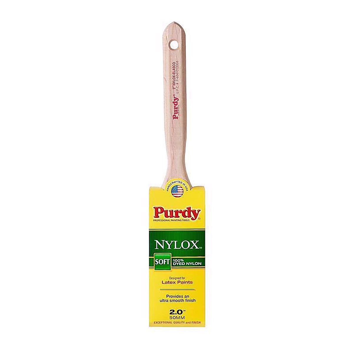 Purdy - 144100220 - Nylox Elasco 2 In. Soft Flat Trim Paint Brush