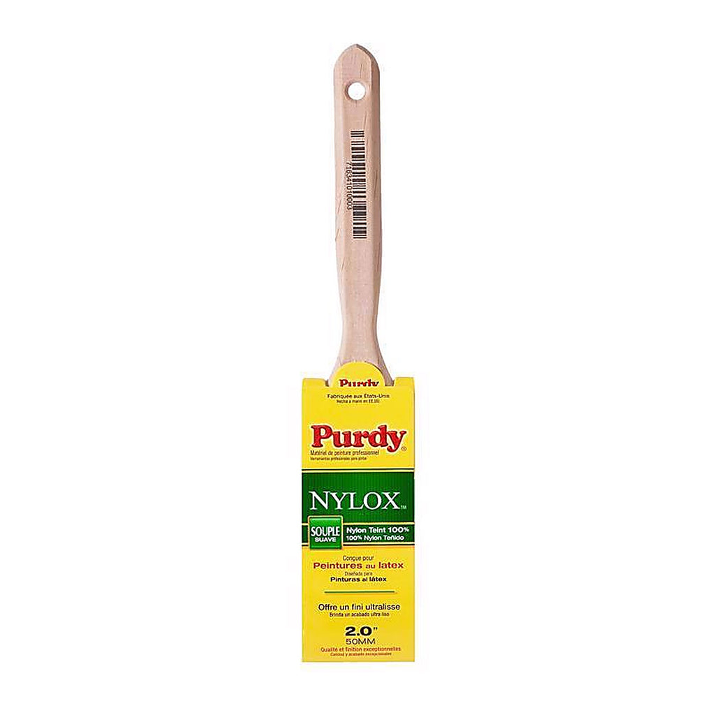 Purdy - 144100220 - Nylox Elasco 2 In. Soft Flat Trim Paint Brush
