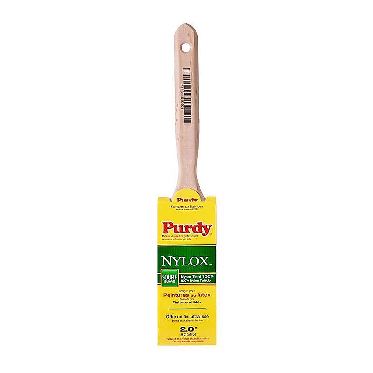 Purdy - 144100220 - Nylox Elasco 2 In. Soft Flat Trim Paint Brush