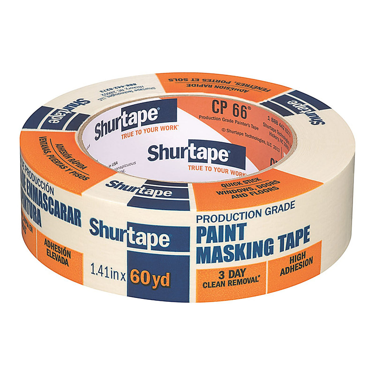 Shurtape - 102803 - 1.41 In. W X 60 Yd L Tan High Strength Painters Tape 1 Pack