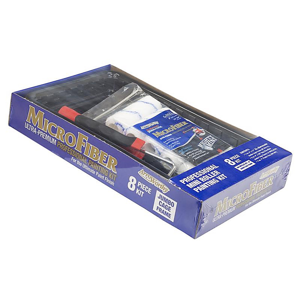 ArroWorthy - AW MFR3JC 0400 - Barracuda 4 In. W Jumbo Mini Paint Roller Kit Threaded End