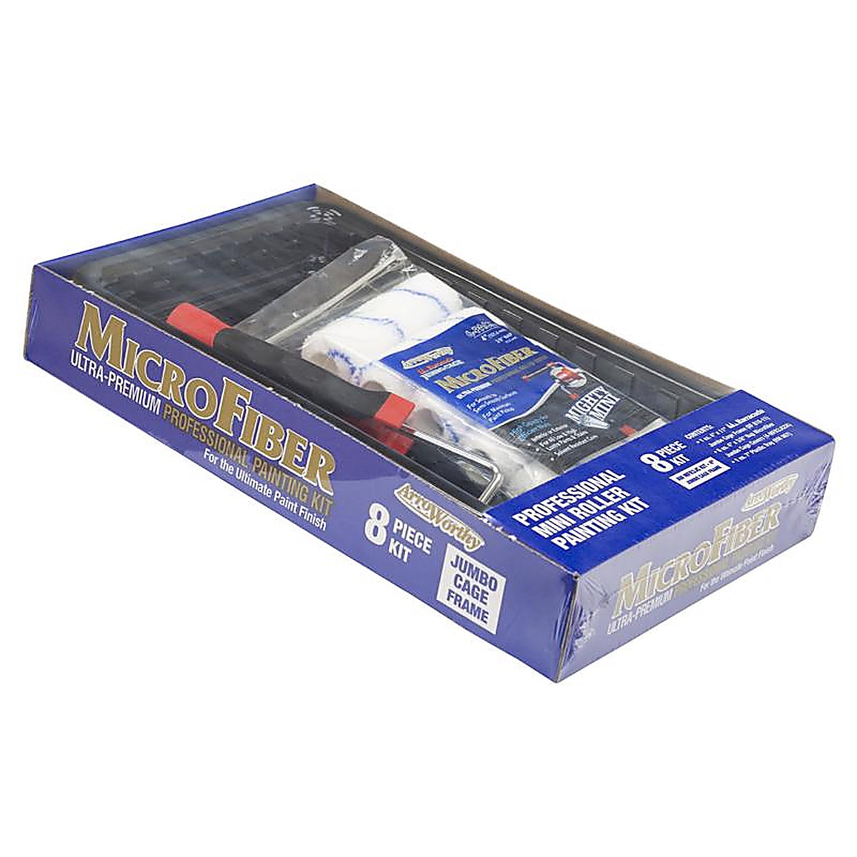 ArroWorthy - AW MFR3JC 0400 - Barracuda 4 In. W Jumbo Mini Paint Roller Kit Threaded End