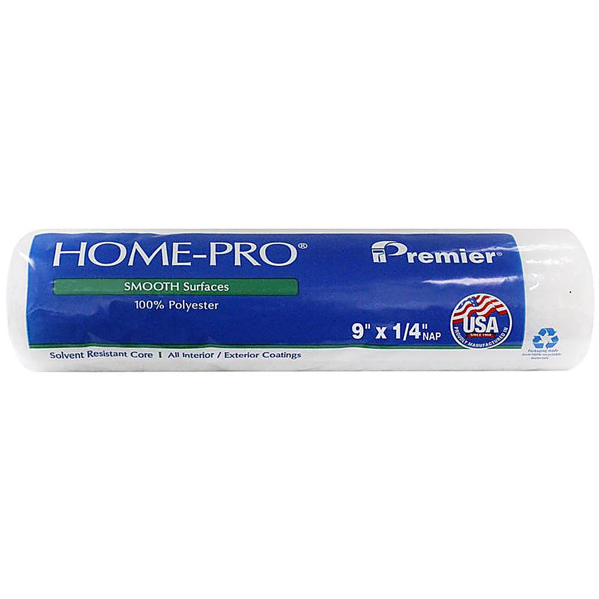 Premier - R932-DR - Home-Pro Polyester 9 In. W X 1/4 In. Paint Roller Cover 1 Pack