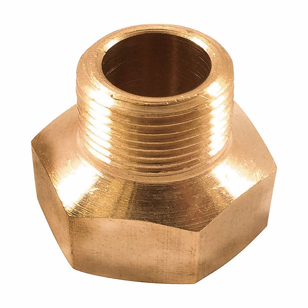 Forney 75447 Brass Hose Reducer 3/8 in. Female 1 X 1/4 in. 2 Male 1 pc