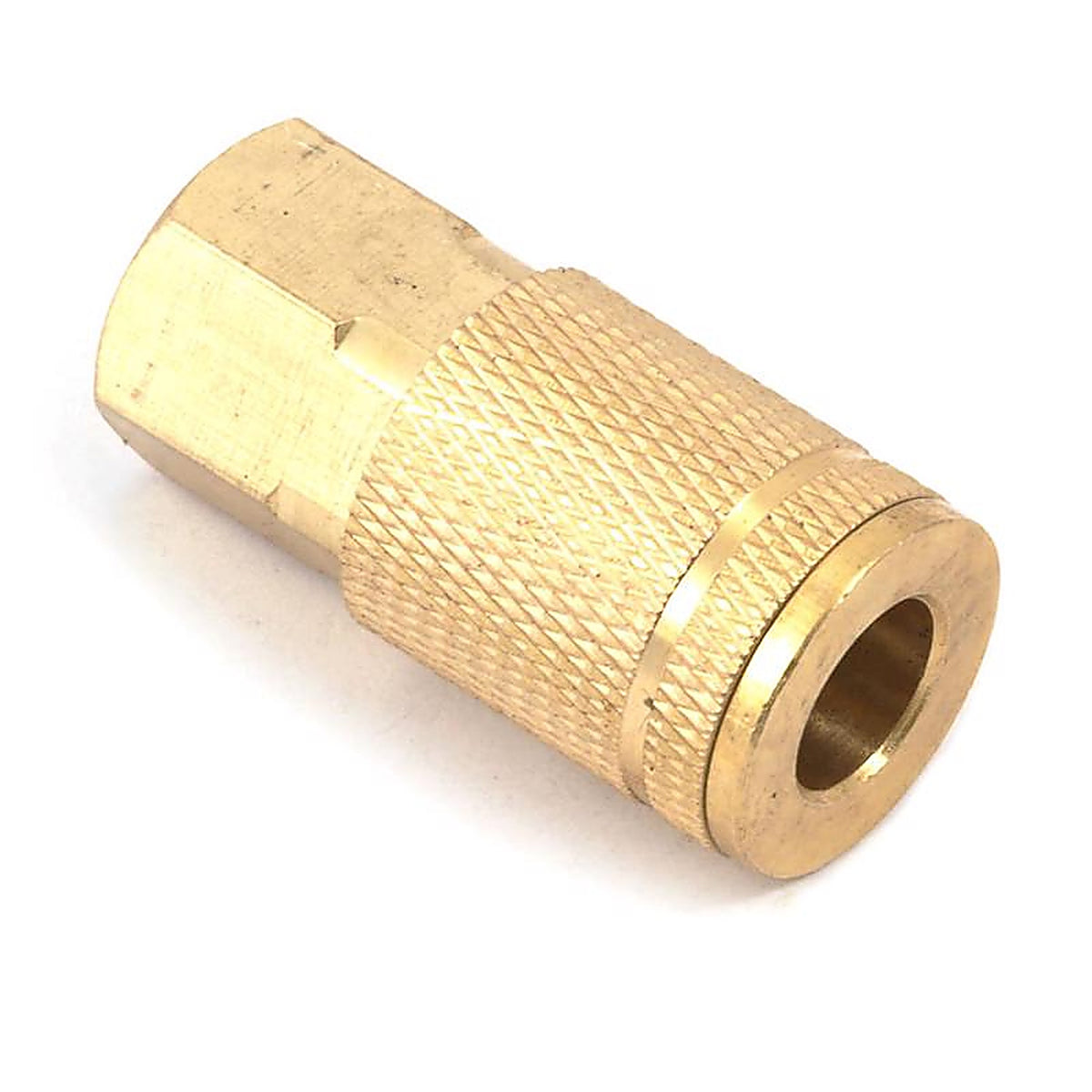 Forney 75315 Brass Air Coupler 1/4 in. Female 1 X 1/4 in. 2 1 pc