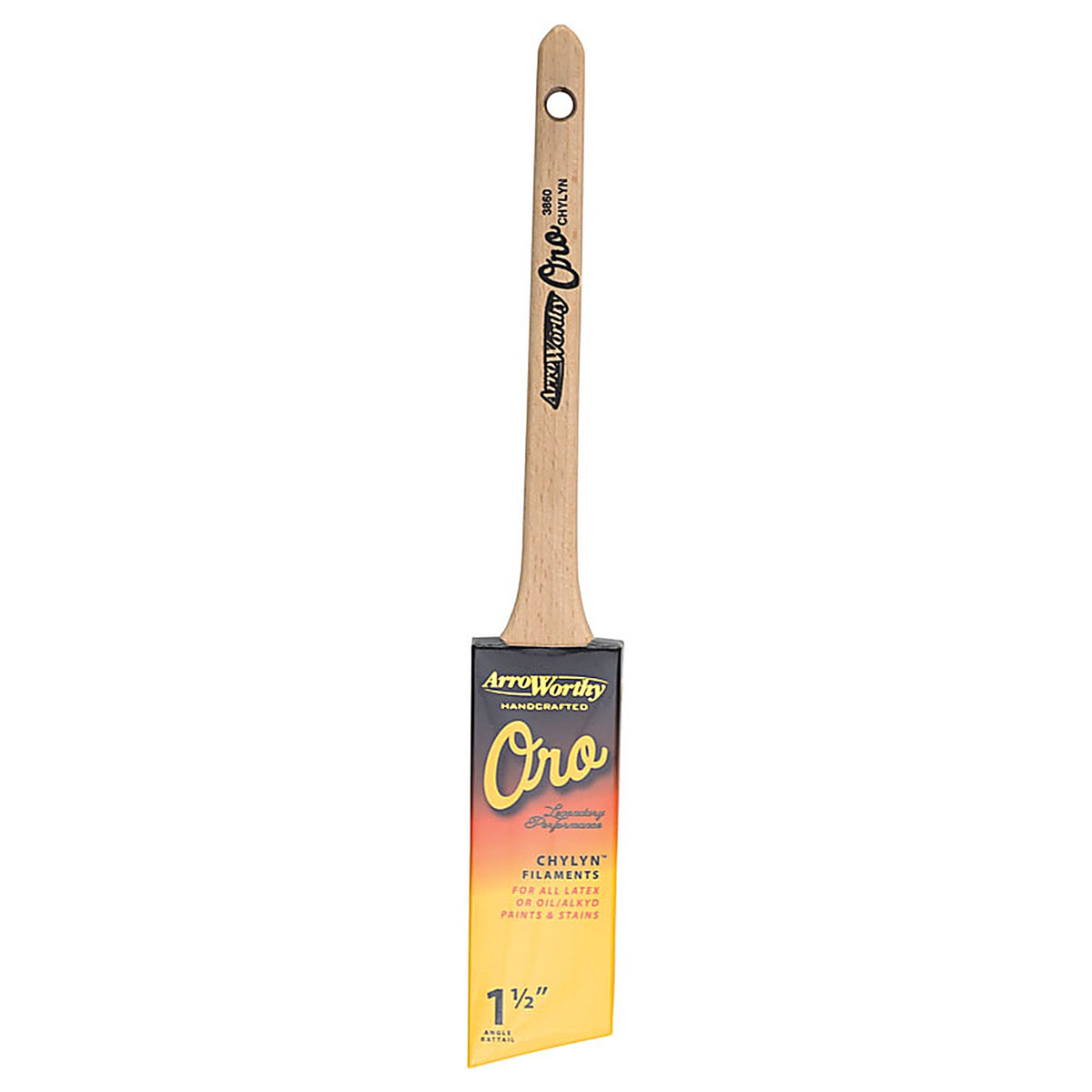Arroworthy 3860-1.5 1.5 Oro 1.5 in. W Angle Paint Brush