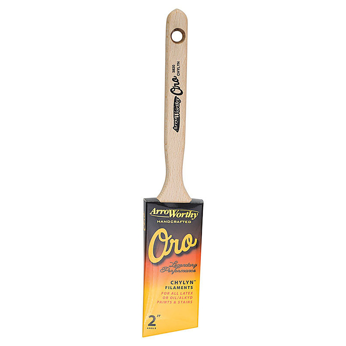Arroworthy 3820-2 2 Oro 2 in. W Angle Paint Brush