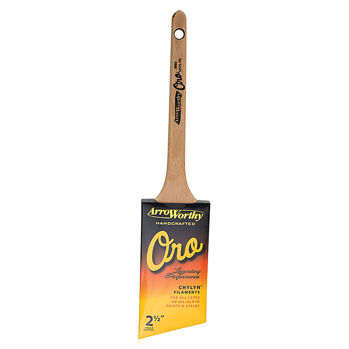 Arroworthy 3820-2.5 2.5 Oro 2.5 in. W Angle Paint Brush