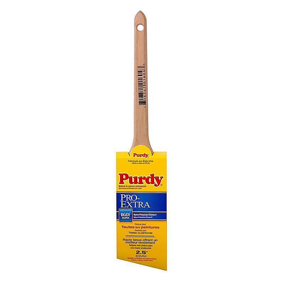 Purdy 144080725 Pro-Extra Dale 2-1/2 in. Stiff Angle Trim Paint Brush