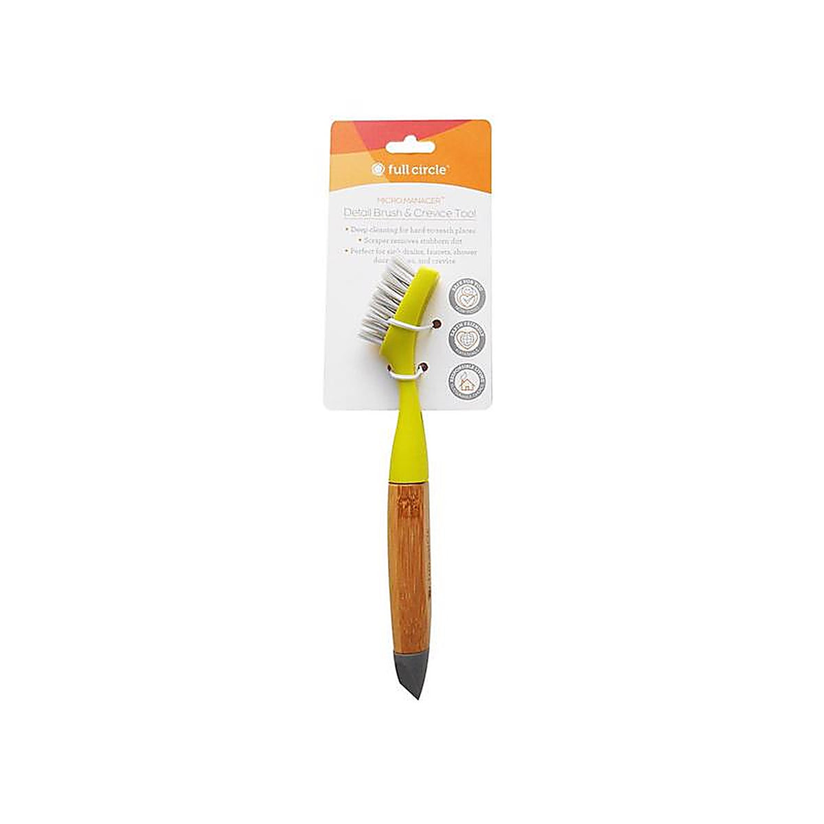 Full Circle FC17132G Micro Manager Bamboo Handle Detail Brush