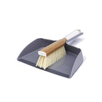 Full Circle FC14604 Clean Team Bamboo/Plastic Handheld Dustpan and Brush Set
