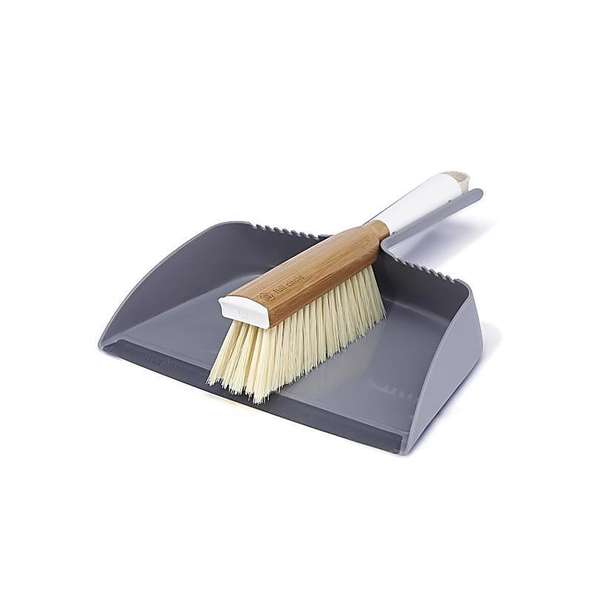 Full Circle FC14604 Clean Team Bamboo/Plastic Handheld Dustpan and Brush Set