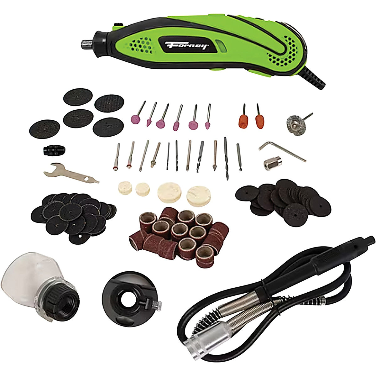 Forney - 1915 - Rotary Tool Kit Variable Six-Speed 1.0 Amp