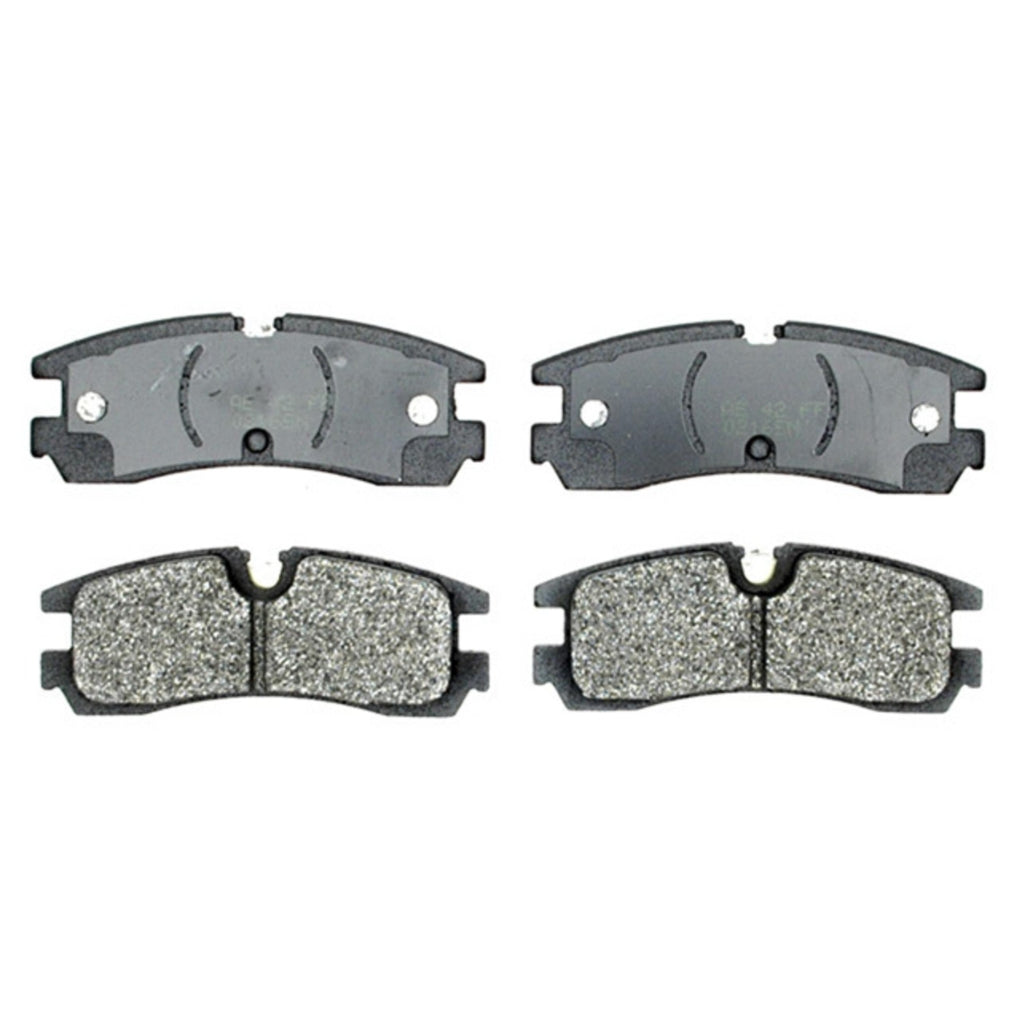 ACDelco 17D754M Gold Semi-Metallic Rear Disc Brake Pad Set 19157361