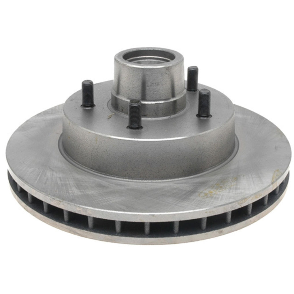 ACDelco 18A2A Silver Non-Coated Front Disc Brake Rotor and Hub Assembly 19264667