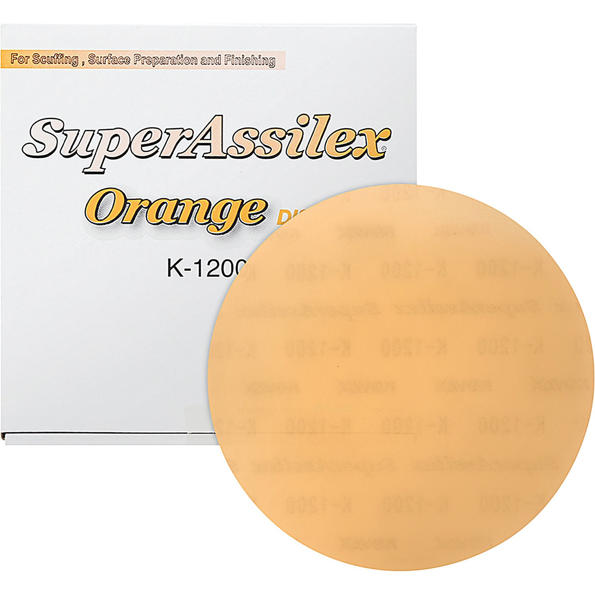 Eagle Abrasives - 193-1508 - 6 Super Assilex Discs - Orange NH-K-1200